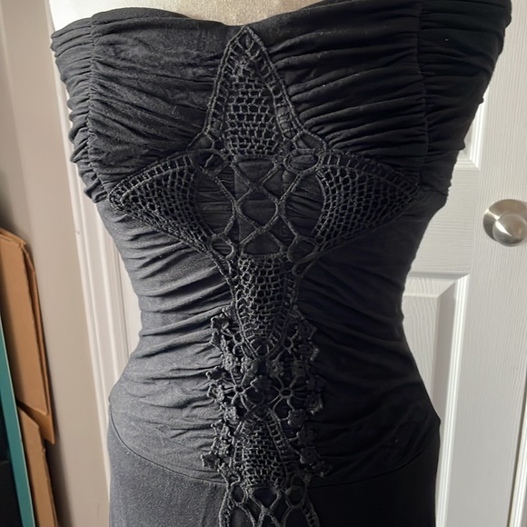 Strapless evening summer dress, great for southern holidays size L - Picture 2 of 4